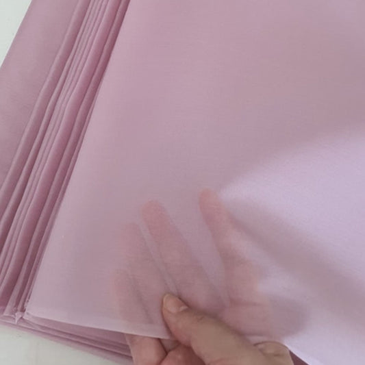 Thai Silk Organza / Sheer Silk Pink (SKU-44442)