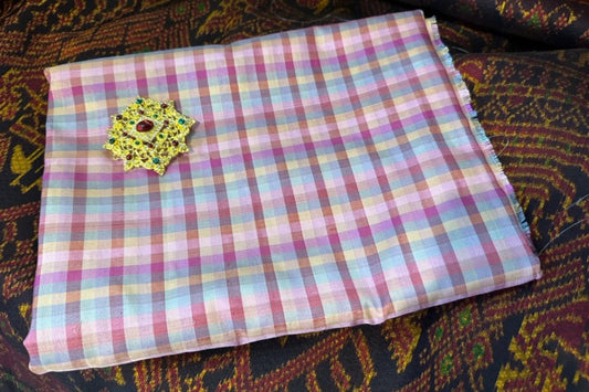 Thai Silk Checked / Plaid Weave (SKU-17993)