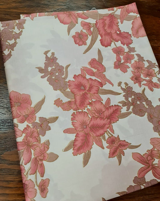 Thai Silk Printed Silk White Coarse texture (SKU-42149)