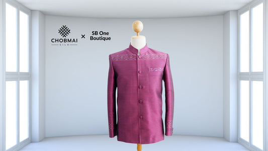 Men's suit cut, silk, chobmai x SBone, code SCT-04016621