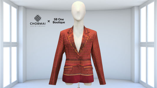 Women's suit cut style, silk chobmai x SBone, code CUT-SB04016640