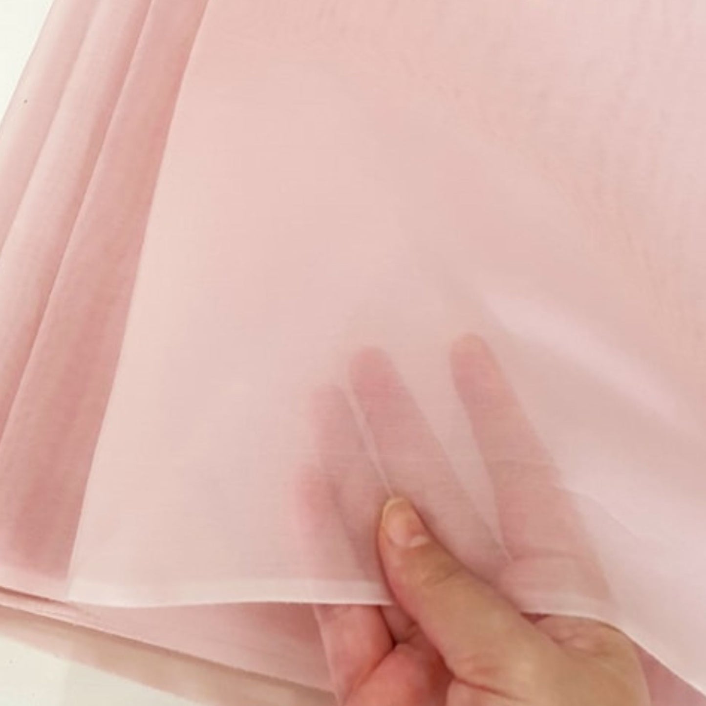 Thai Silk Organza / Sheer Silk Orange (SKU-44455)