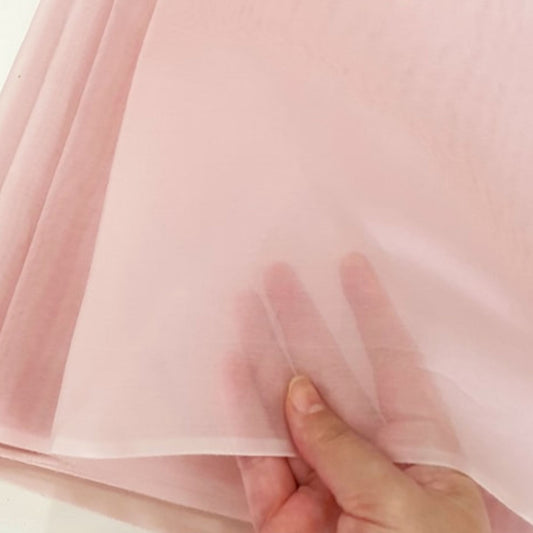 Thai Silk Organza / Sheer Silk Orange (SKU-44455)