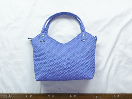 กระเป๋าถือ ผ้าไหมแท้ ขนาด 10x10นิ้ว สีฟ้า รหัส GLC-NY-01246802
