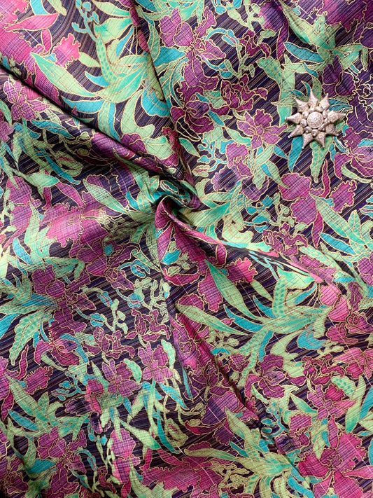 Thai Silk Printed Silk (SKU-22586)