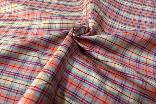 Thai Silk Checked / Plaid Weave (SKU-17979)