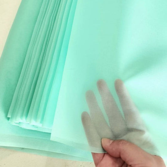 Thai Silk Organza / Sheer Silk Green (SKU-44459)