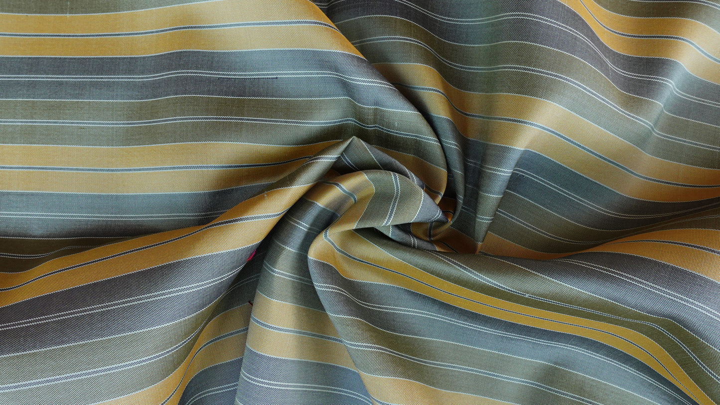 Thai Silk Striped Weave White (SKU-41609)