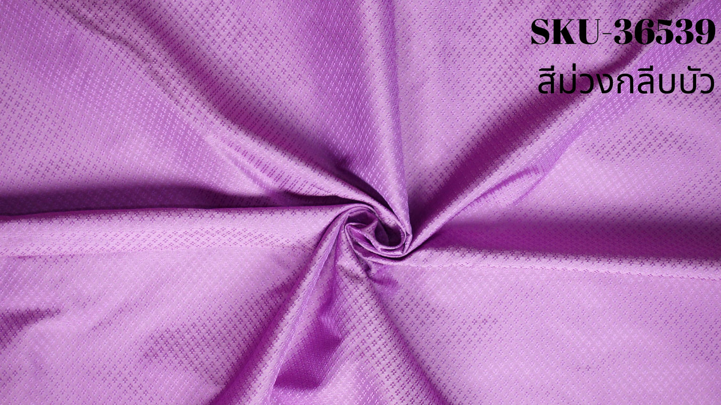 Thai Silk Plain Weave Brocade Pink (SKU-36539)