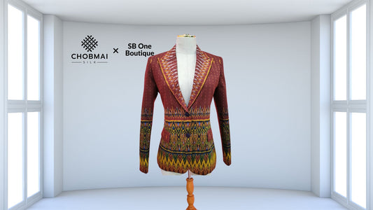 Women's suit cut style, silk chobmai x SBone, code CUT-SB04016630