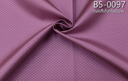 Thai Silk Plain Weave Brocade Pink (SKU-41087)