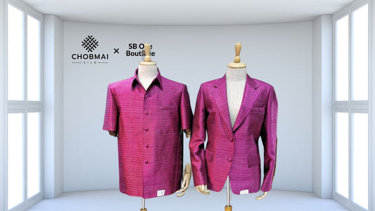 Tailored men's and women's suits, silk chobmai x SBone, code CUT-SB04016613