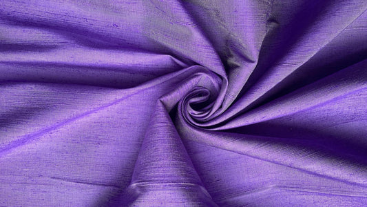 Thai Silk Plain Weave Coarse Handwoven Purple Coarse texture (SKU-44348)