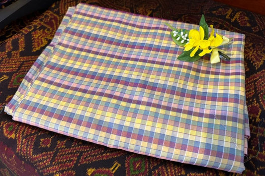 Thai Silk Checked / Plaid Weave (SKU-18013)
