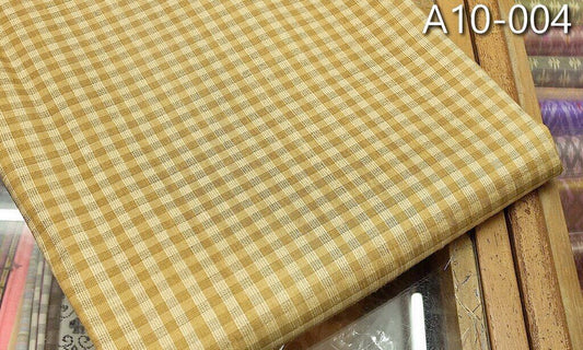Thai Silk Checked / Plaid Weave Yellow (A10-004)