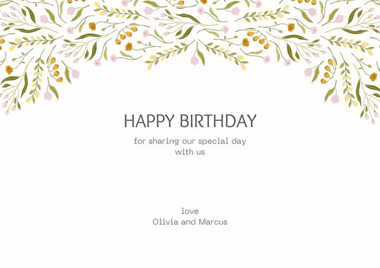 Greeting cards, gift card tags, birthday cards, thank you cards, size 14x10 cm, code TC-002, can specify the message according to the customer's request. (Notify message in the notes box)