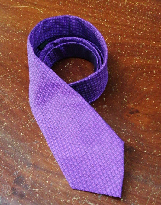 Dark purple silk necktie, code NC-NY1018651