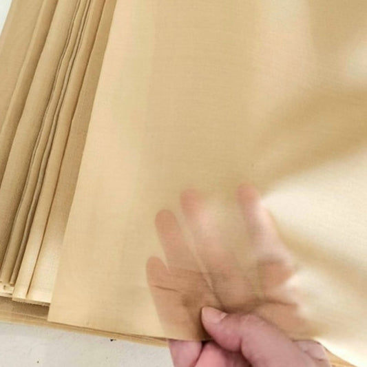 Thai Silk Organza / Sheer Silk Brown (SKU-44433)