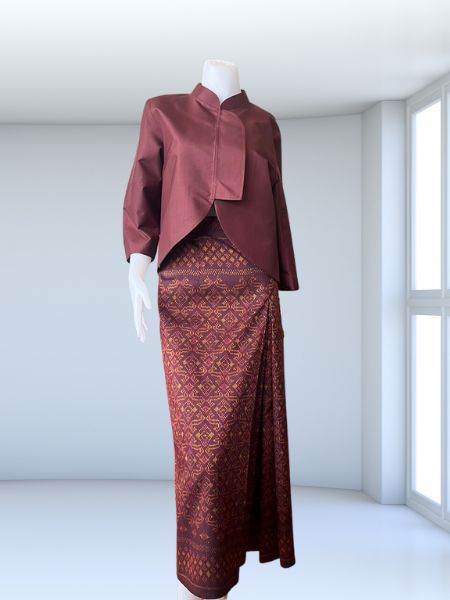 Cutting model, separate pieces, shirt + skirt, silk (fabric not included) chobmai x PTS, code CUT-PTS0522661