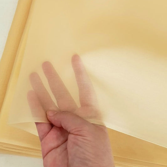 Thai Silk Organza / Sheer Silk Yellow (SKU-44432)