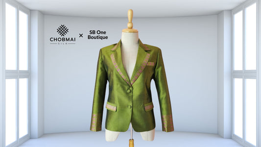 Women's suit cut style, silk chobmai x SBone, code CUT-SB04016638