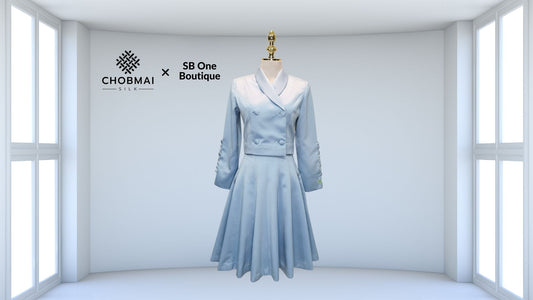 Cutting model, separate pieces, shirt + skirt, silk (fabric not included) chobmai x SBone, code CUT-SB-04016640