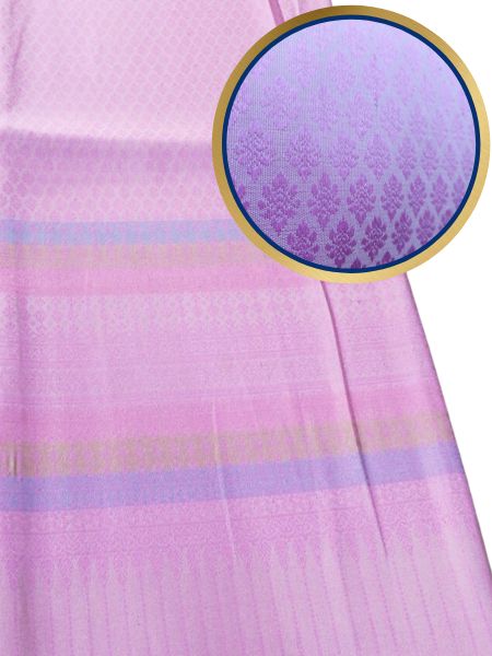 Surin silk skirt, real silk, 32 tako, size 1x2 meters, purple, pink, lotus petals. N11-NY0524664