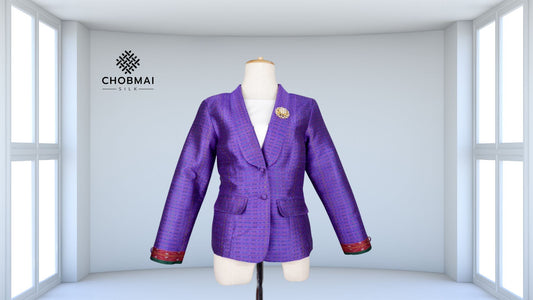 Women's suit cut, silk, chobmai x PT, code CUT-PT1027661